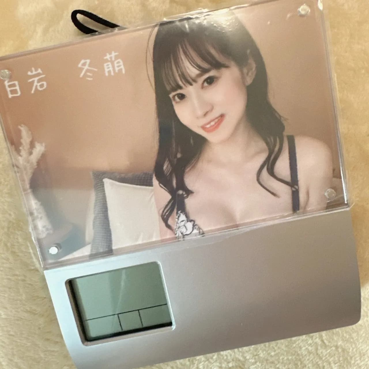 【白岩冬萌】レコーダーフォトフレームクロック【限定商品】